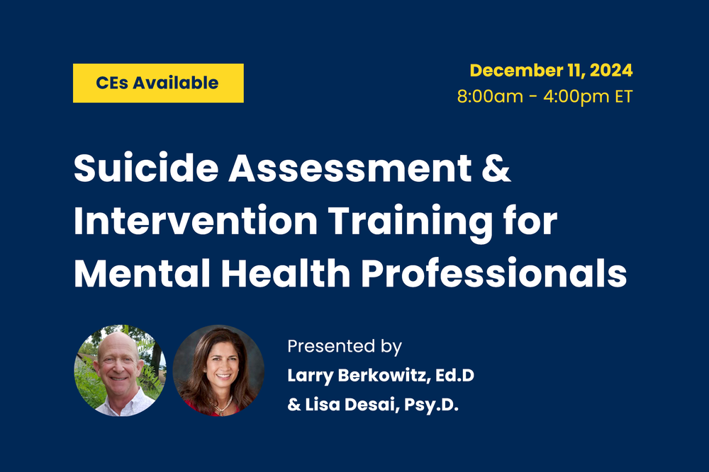 Suicide Assessment and Intervention Training